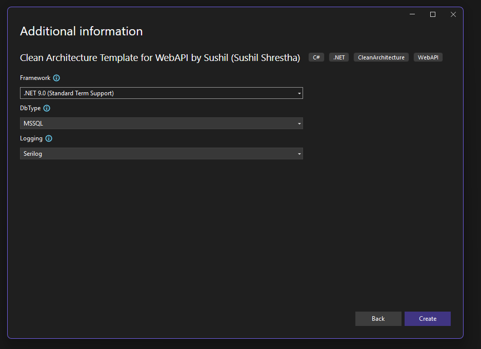 NuGet Gallery | CleanArchSharp 3.0.2